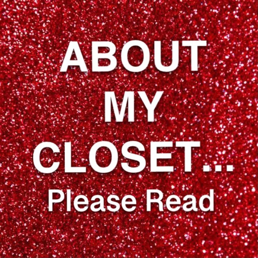 PLEASE READ!! Get to know this Closet!....